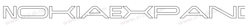 NokiaExpanded ExtraB字体转换